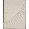 Satininė paklodė su guma STRIPE, baltos sp., 90 x 200 + 25 cm, 100% medvilnės