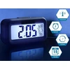 SATIS ZEGAR Z BUDZKIEM TERMOMETREM ELEKTRONICZNY CZYTELNY BUDZIK Baltas EB542W