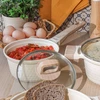 SAUGOS INDUKCIJA Keraminis mažas kreminis puodas Konighoffer Rosti 18cm 1,7