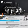 SAUGOS RONDEL 28 cm 6,8 l Hi Tech 3 nepridegančios kietos indukcinės Bergnerio dujos