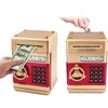 SAUGUS PIGGY BANKAS MONETATŲ BANKNOTAI Indėlių automatas + PIN kodas (Auksas)