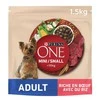 Purina Nestle ONE MINI Dog Adult jautiena & ryžiai 1,5kg