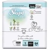 Sauskelnės Sleepy 1dyd./Newborn/64vnt. Natural