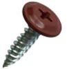 Savisriegiai į metalą RAL 8017, cinkuoti, 4,2 x 19 mm, 50 vnt.