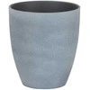 Scheurich Dekoratyvinis gėlių vazonas Dark Stone Ø13cm H15cm keram./tams.pilkas