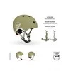 Scoot and Ride Scoot &amp; Ride Kask XXS-S vaikams 1-5 lat Olive