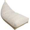 Fotelis Home4You Sėdmaišis ROMB 130x80x20/70 cm, smėlio spalvos