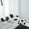 Sėdmaišis su pufu Ball XXXXL (100 cm), Baltas/Juodas