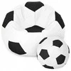 Sėdmaišis su pufu Ball XXXXL (100 cm), Baltas/Juodas
