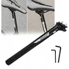 Sėdynės stulpas, aliuminis, juodas 30.9mm/400mm