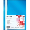 Office Products Plastikinis segtuvėlis, A4, skaidriu viršeliu, su įsegėle, juodos spalvos