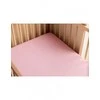Sensillo Patalynės paklodė JERSEY DELUXE rožinė 120x60
