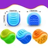 Sensoriniai rotaciniai squishy 2in1 Antistresiniai kamuoliukai Rinkinyje 3 vnt