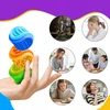 Sensoriniai rotaciniai squishy 2in1 Antistresiniai kamuoliukai Rinkinyje 3 vnt