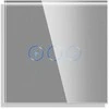 Sensorinis jungiklio dangtelis dimeriui Feelspot, pilkas, 86x86mm