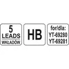 YATO GRAPHITE HB 5 PCS 69285