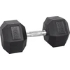 Šešiakampis hantelis inSPORTline Hexsteel 22.5kg