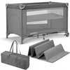 Ecotoys Sesttino Lia Plus sulankstoma dviaukštė kelioninė vaikiška lovelė