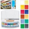 Set akvarelių - VAN GOGH - Plastikinė dėžutė 12 tūbelių 10 ml - Multicolor - Teptukas serija 191 nr. 6