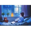 SEVERNO Kids SILIKONINĖ NAKTINĖ LEMPA VAIKAMS, MINKŠTA, SPALVINGA RGB LED USB XXL + NUOTOLINIO PULTAS