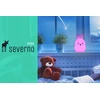 SEVERNO Kids SILIKONINĖ NAKTINĖ LEMPA VAIKAMS, MINKŠTA, SPALVINGA RGB LED USB XXL + NUOTOLINIO PULTAS