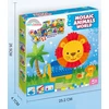 Sferazabawek Foam Mosaic ANIMALS 12in1 – kūrybinės iškarpų knygos formos ir spalvos
