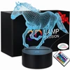 Sferazabawek Naktinė lempa 3D KOŃ LED ILUZJA PREZENT DLA DZIECI USB BATERIE + Pultas Sfera