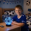 Sferazabawek Naktinė lempa PODŚWIETLANA 3D LED PIŁKA NOŻNA KABELIS USB + Pultas