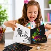 Sferazabawek RAINBOW SCRATCH PAD Magic Notebook Spiralinis nešiojamojo kompiuterio rašiklis