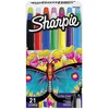 Sharpie rinkinys - 21 spalvos permanentiniai markeriai