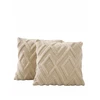 SHEIN BEŻOWA POSZEWKA NA PODUSZKĘ 2-PACK 08P S07__50X50CM