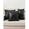 SHEIN Juoda POSZEWKA NA PODUSZKĘ S07__30X50CM