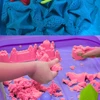 Shopek KINETIC SAND RINKINYS 3kg smėlio dėžės dovanų formelės magiškai spalvingos