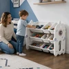 Shopek REGAŁ POJEMNIK ORGANIZER SZAFKA PÓŁKA NA ZABAWKI KSIĄŻKI DLA DZIECI 84cm