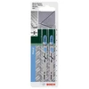 Bosch 2 siaurapj.Pjūkleliai HSS T 118 G. 74 mm
