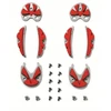 Sidi SRS Carbon Ground pado apsauga, raudona ir sidabrinė