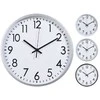 Kmtp Nežinomas Sieninis kvarcinis laikrodis, balta/juoda D30cm