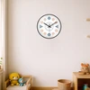 Sieninis laikrodis, skirtas išmokti laiką vaikams, tylus, 20 cm + nemokama baterija
