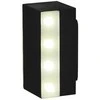 Sieninis lauko šviestuvas Cube IP44 Luxform 20Lm/3.7V Li-ion/USB juodas