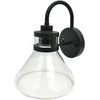 Sieninis lauko šviestuvas Loft 60W E27 26x23x29.5cm juodas