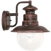 Sieninis lauko šviestuvas Odessa IP44 Rabalux 60W E27 D21.5cm rudas