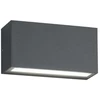 Philips Shades Kinkiet Ogrodowy Lampa Elewacyjna Zewnętrzna E27 | IP44 | Antracyt