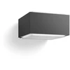 Philips Shades Kinkiet Ogrodowy Lampa Elewacyjna Zewnętrzna E27 | IP44 | Antracyt