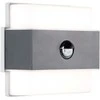 Sieninis lauko šviestuvas su jutikliu Archie IP44 Brilliant AG 7.5W 940Lm 4000K antracito spalvos