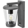 Sieninis lauko šviestuvas su jutikliu Savano IP44 Rabalux 1xE27 max40W H-98cm juodas