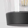 Sieninis lauko šviestuvas su jutikliu Savano IP44 Rabalux 1xE27 max40W H-98cm juodas