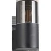 Sieninis lauko šviestuvas TRIO HOOSIC, IP44 1xE27 juodas 17,5x8,5x11,8cm