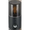 Sieninis lauko šviestuvas TRIO HOOSIC, IP44 1xE27 su judesio dav. juodas 17,5x8,5x11,8cm