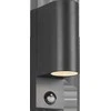 Sieninis lauko šviestuvas TRIO ROYA IP44 2xGU10 su judesio davikliu antracito sp 22x7x12cm