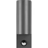 Sieninis lauko šviestuvas TRIO ROYA IP44 2xGU10 su judesio davikliu antracito sp 22x7x12cm